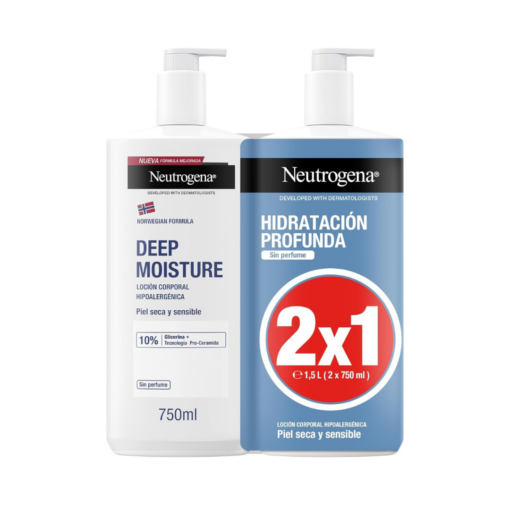 NEUTROGENA HIDRATACIÓN PROFUNDA SIN PERFUME 2X1